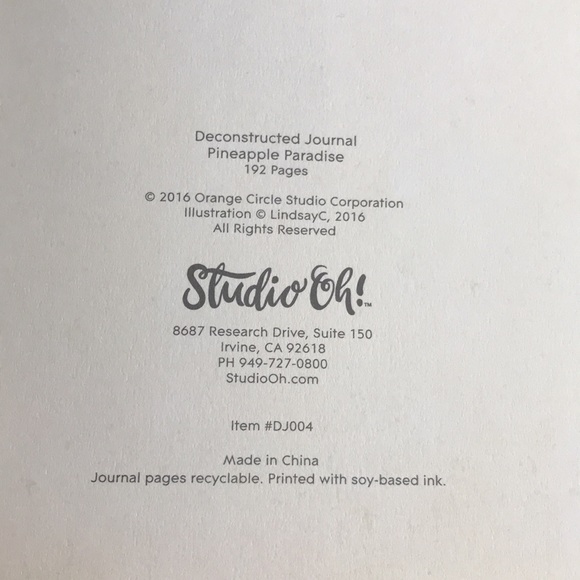 NWOT Pineapple Paradise Journal Notebook - Picture 2 of 6